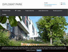 Tablet Screenshot of diplomatpark.sk